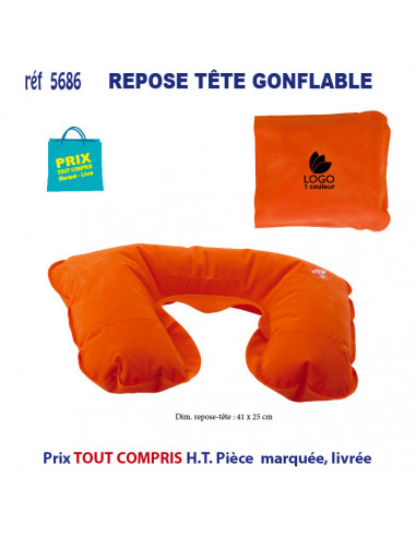 REPOSE-TETE GONFLABLE REF 5686 5686 VOYAGE : OBJET PUBLICITAIRE  3,63 €