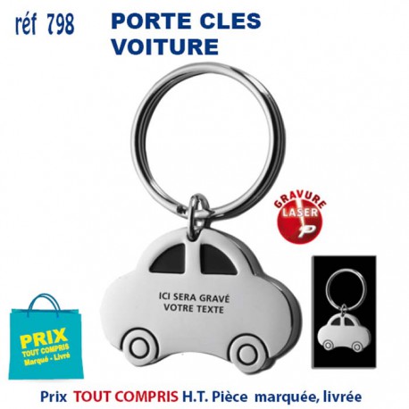 PORTE CLES METAL VOITURE REF 798 798 PORTE CLES EN METAL  1,62 €