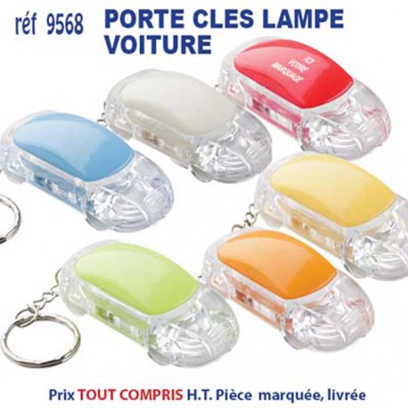 PORTE CLES LAMPE VOITURE REF 9568 9568 PORTE CLES PLASTIQUE  1,99 €