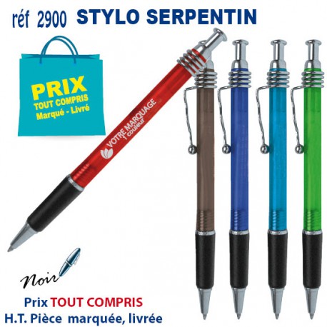 STYLO SERPENTIN REF 2900 2900 Stylos plastiques  0,78 €