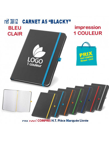 CARNET A5 BLACKY REF 3812 3812 Carnet personnalisé  9,28 €