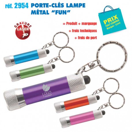 PORTE CLES LAMPE METAL FUN REF 2954 2954 PORTE CLES EN METAL  2,28 €