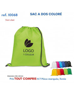 SACS A DOS COLORE POLYESTER REF 10068 10068 SAC A DOS  2,36 € 2