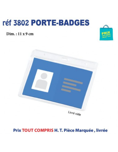 PORTE BADGE REF 3802 3802 lacet tour de cou publicitaire  0,35 €