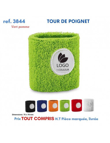 TOUR DE POIGNET REF 3844 3844 SPORTS LOISIRS : OBJET PUBLICITAIRE  1,98 €