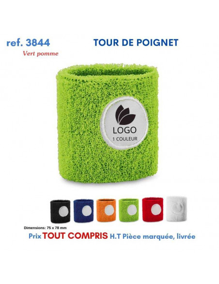 TOUR DE POIGNET REF 3844 3844 SPORTS LOISIRS : OBJET PUBLICITAIRE  1,98 €