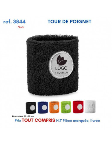 TOUR DE POIGNET REF 3844 3844 SPORTS LOISIRS : OBJET PUBLICITAIRE  1,98 €