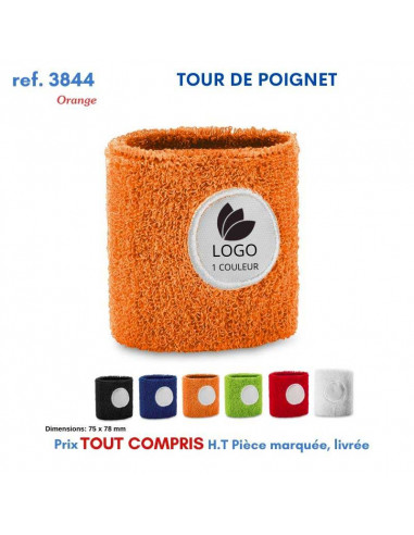 TOUR DE POIGNET REF 3844 3844 SPORTS LOISIRS : OBJET PUBLICITAIRE  1,98 €