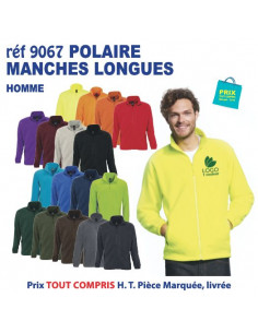 POLAIRE MANCHES LONGUES HOMME REF 9067 9067 POLAIRE PUBLICITAIRE PERSONNALISE  17,57 €