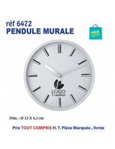 PENDULE MURALE REF 6472 6472 Pendulette publicitaire  22,01 €
