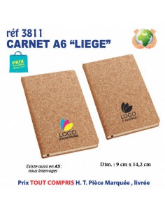 CARNET A6 LIEGE REF 3811 3811 Carnet personnalisé  2,78 €