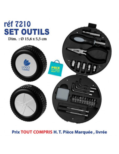 SET OUTILS REF 7210 7210 OUTILS PUBLICITAIRES  12,51 €