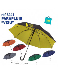 PARAPLUIE VISU REF 8241 8241 PARAPLUIES PUBLICITAIRES  9,15 €