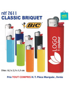 CLASSIC BRIQUET BIC REF 7611 7611 BRIQUETS PUBLICITAIRES - ALLUME TOUT  1,24 €