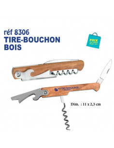 TIRE BOUCHON BOIS REF 8306 8306 ARTICLES PUBLICITAIRES DIVERS POUR LA CUISINE  2,85 €