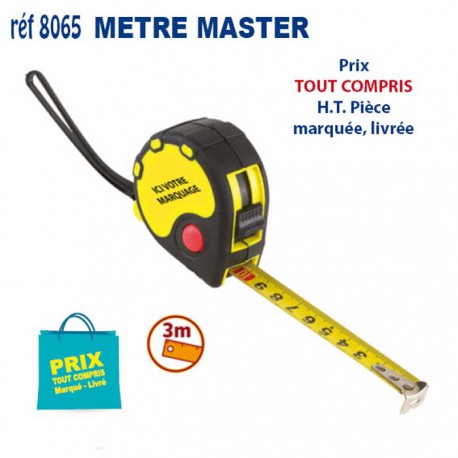 METRE MASTER 3 METRES REF 8065 8065 OUTILS PUBLICITAIRES  3,73 €