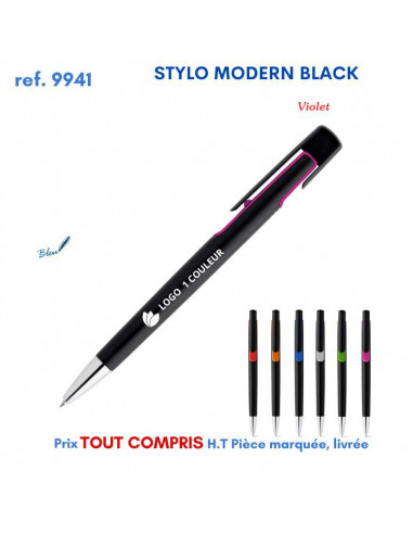 STYLO MODERN BLACK REF 9941 9941 Stylos plastiques  0,87 €