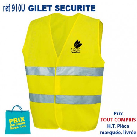 GILET DE SECURITE REF 910 910U TOUT POUR L'AUTO OBJETS PUBLICITAIRES  6,58 €