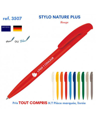 STYLO NATURE PLUS REF 3507 3507 Stylos Bois, carton, recyclé  0,94 €