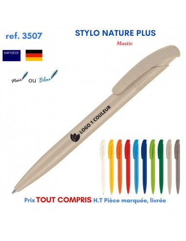 STYLO NATURE PLUS REF 3507 3507 Stylos Bois, carton, recyclé  0,94 €