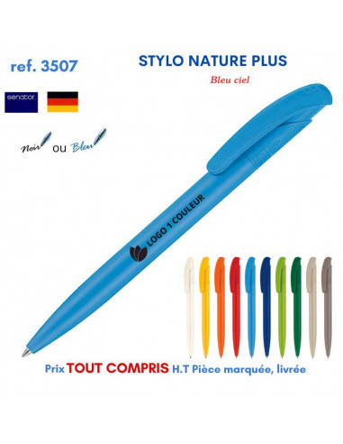 STYLO NATURE PLUS REF 3507 3507 Stylos Bois, carton, recyclé  0,94 €