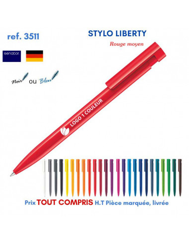 STYLO LIBERTY REF 3511 3511 Stylos plastiques  0,64 €