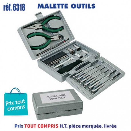 MALETTE OUTILS REF 6318 6318 OUTILS PUBLICITAIRES  15,40 €