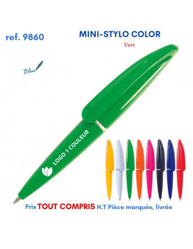 MINI STYLO COLOR REF 9860 9860 Stylos plastiques  0,74 €