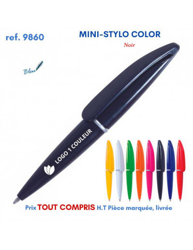 MINI STYLO COLOR REF 9860 9860 Stylos plastiques  0,74 €