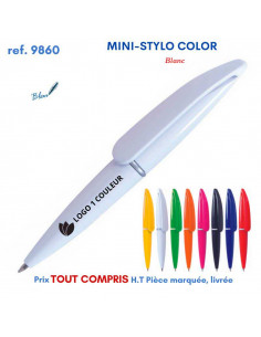 MINI STYLO COLOR REF 9860 9860 Stylos plastiques  0,74 € 2