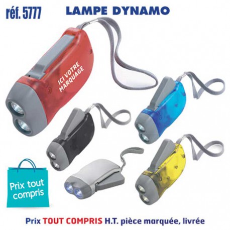 LAMPE DYNAMO REF 5777 5777 LAMPES PUBLICITAIRES  2,30 €