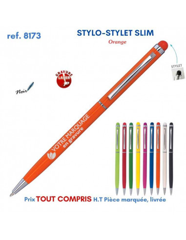 STYLO STYLET SLIM REF 8173 8173 Stylos en Metal  1,85 €