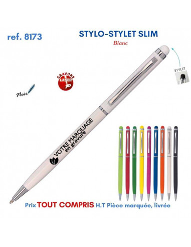 STYLO STYLET SLIM REF 8173 8173 Stylos en Metal  1,85 €