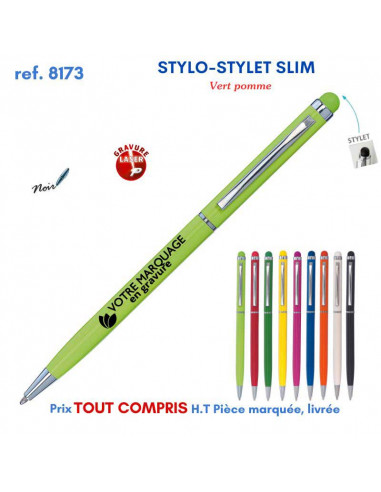 STYLO STYLET SLIM REF 8173 8173 Stylos en Metal  1,85 €