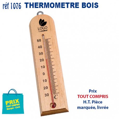 THERMOMETRE BOIS REF 1076 1076 OUTILS PUBLICITAIRES  3,85 €