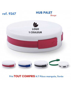 HUB PALET REF 9267 9267 HUB ET DIVERS USB PERSONNALISE  8,48 €