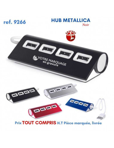 HUB METALLICA REF 9266 9266 HUB ET DIVERS USB PERSONNALISE  9,52 €