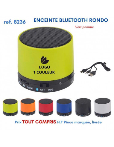 ENCEINTE BLUETOOTH RONDO REF 8236 8236 OBJETS CONNECTES  7,34 €