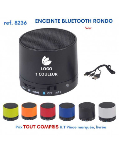 ENCEINTE BLUETOOTH RONDO REF 8236 8236 OBJETS CONNECTES  7,34 €