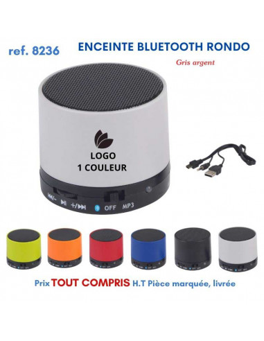 ENCEINTE BLUETOOTH RONDO REF 8236 8236 OBJETS CONNECTES  7,34 €