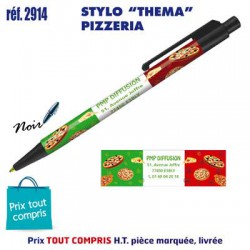 STYLO PIZZERIA REF 2914 2914 ARTICLES PUBLICITAIRES POUR LA PIZZA PERSONNALISES  0,44 €