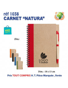 CARNET NATURA REF 1038 1038 Carnet personnalisé  3,54 € 2