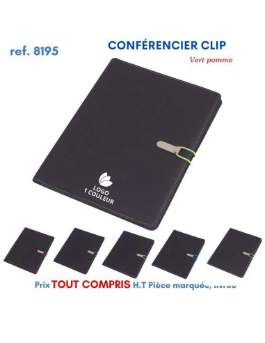 CONFERENCIER CLIP REF 8195 8195 conférenciers personnalisés  8,97 €