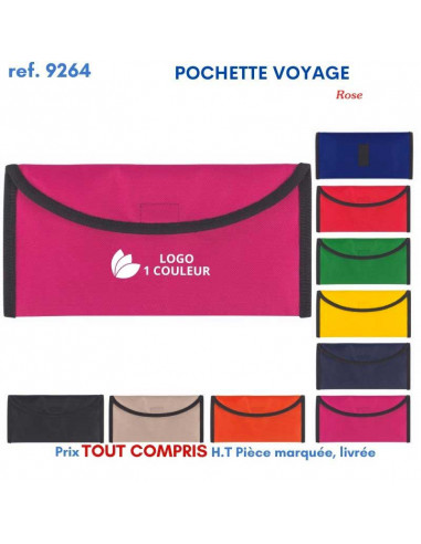 POCHETTE VOYAGE REF 9264 9264 POCHETTE - PORTE ETIQUETTE BAGAGE  2,43 €