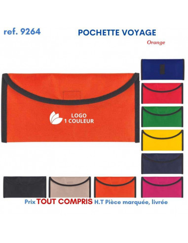 POCHETTE VOYAGE REF 9264 9264 POCHETTE - PORTE ETIQUETTE BAGAGE  2,43 €