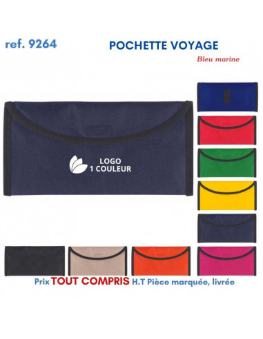 POCHETTE VOYAGE REF 9264 9264 POCHETTE - PORTE ETIQUETTE BAGAGE  2,43 €