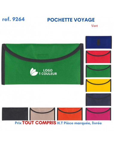 POCHETTE VOYAGE REF 9264 9264 POCHETTE - PORTE ETIQUETTE BAGAGE  2,43 €