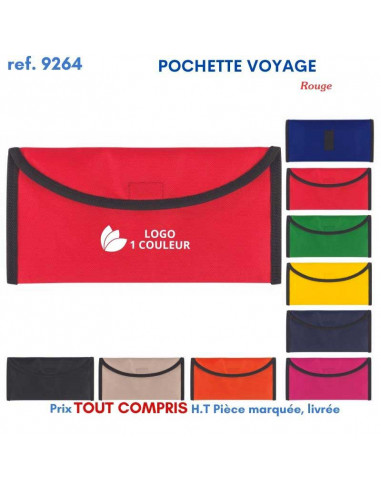 POCHETTE VOYAGE REF 9264 9264 POCHETTE - PORTE ETIQUETTE BAGAGE  2,43 €