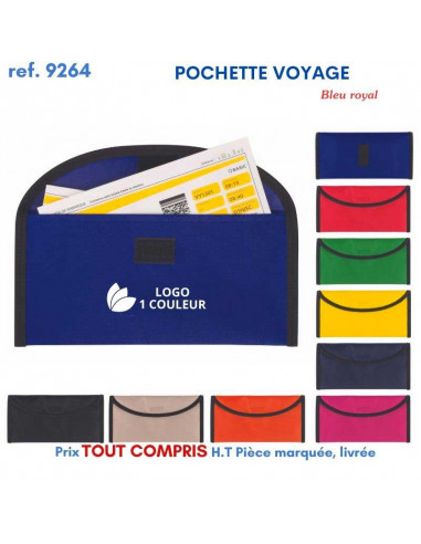 POCHETTE VOYAGE REF 9264 9264 POCHETTE - PORTE ETIQUETTE BAGAGE  2,43 €