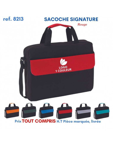 SACOCHE SIGNATURE REF 8213 8213 SACOCHES - PORTE DOCUMENTS  6,41 €